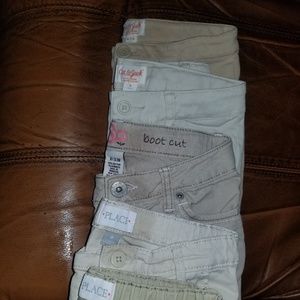 *SOLD* Khaki Pants (lot of 5 pairs)
